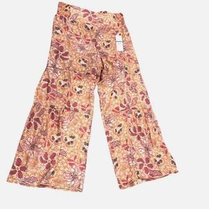 Nanette Lepore wide leg flowy pants bohemian New L